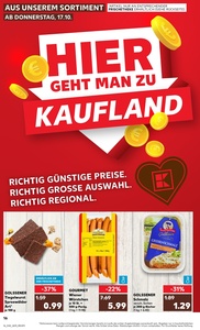 Kaufland Prospekt - Regionale Angebote ab 17.10.