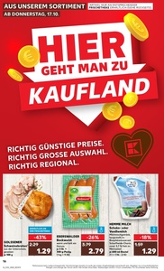 Kaufland Prospekt - Regionale Angebote ab 17.10.