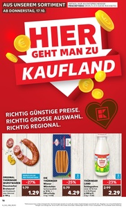 Kaufland Prospekt - Regionale Angebote ab 17.10.