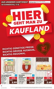 Kaufland Prospekt - Regionale Angebote ab 17.10.