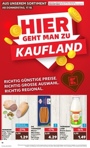 Kaufland Prospekt - Regionale Angebote ab 17.10.