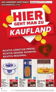 Kaufland Prospekt - Regionale Angebote ab 17.10.