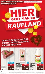 Kaufland Prospekt - Regionale Angebote ab 17.10.