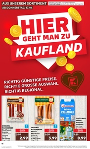 Kaufland Prospekt - Regionale Angebote ab 17.10.