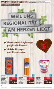 Kaufland Prospekt - Regionale Angebote ab 17.10.