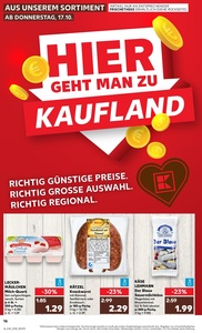 Kaufland Prospekt - Regionale Angebote ab 17.10.