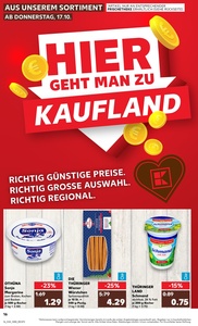 Kaufland Prospekt - Regionale Angebote ab 17.10.