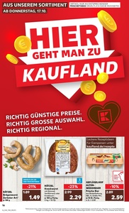 Kaufland Prospekt - Regionale Angebote ab 17.10.