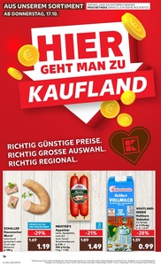 Kaufland Prospekt - Regionale Angebote ab 17.10.