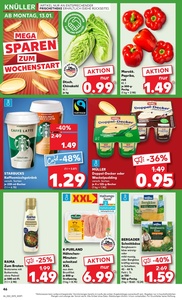 Kaufland Prospekt - Mo-Mi Angebote ab 13.01.