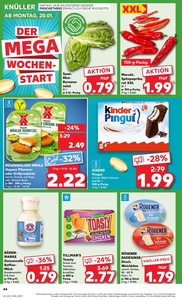 Kaufland Prospekt - Mo-Mi Angebote ab 20.01.