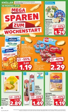 Kaufland Prospekt - Mo-Mi Angebote ab 27.01.