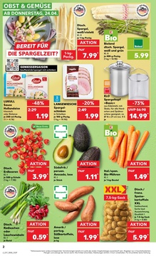 Kaufland Prospekt - Angebote ab 24.04.