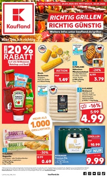 Kaufland Prospekt - Grillen Angebote ab 24.04.