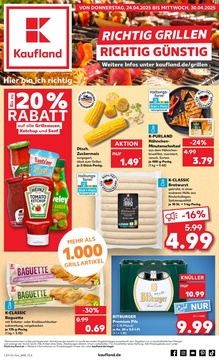 Kaufland Prospekt - Grillen Angebote ab 24.04.