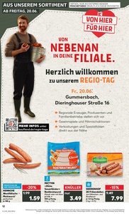 Kaufland Prospekt - Regionale Angebote ab 20.06.