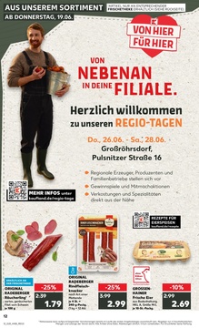Kaufland Prospekt - Regionale Angebote ab 20.06.