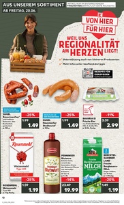 Kaufland Prospekt - Regionale Angebote ab 20.06.