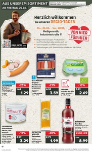 Kaufland Prospekt - Regionale Angebote ab 20.06.