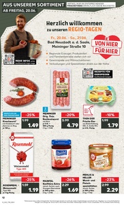 Kaufland Prospekt - Regionale Angebote ab 20.06.