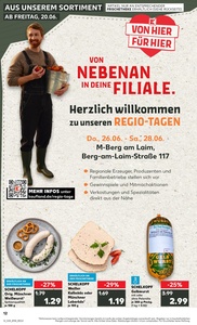 Kaufland Prospekt - Regionale Angebote ab 20.06.