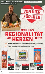 Kaufland Prospekt - Regionale Angebote ab 17.07.