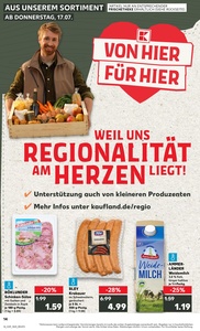 Kaufland Prospekt - Regionale Angebote ab 17.07.