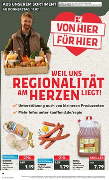 Kaufland Prospekt - Regionale Angebote ab 17.07.
