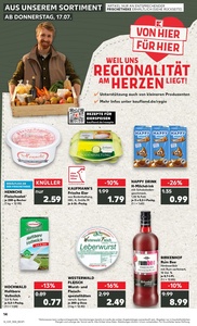 Kaufland Prospekt - Regionale Angebote ab 17.07.