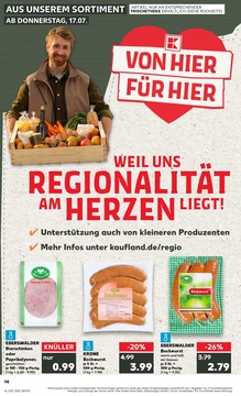 Kaufland Prospekt - Regionale Angebote ab 17.07.