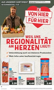Kaufland Prospekt - Regionale Angebote ab 17.07.