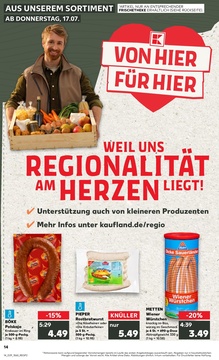 Kaufland Prospekt - Regionale Angebote ab 17.07.