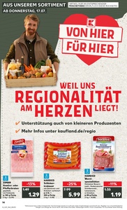Kaufland Prospekt - Regionale Angebote ab 17.07.