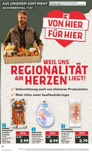 Kaufland Prospekt - Regionale Angebote ab 17.07.