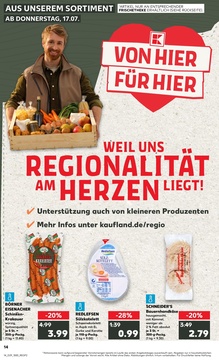 Kaufland Prospekt - Regionale Angebote ab 17.07.