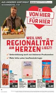 Kaufland Prospekt - Regionale Angebote ab 17.07.