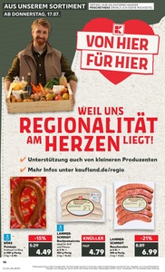 Kaufland Prospekt - Regionale Angebote ab 17.07.