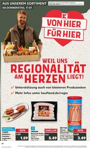 Kaufland Prospekt - Regionale Angebote ab 17.07.