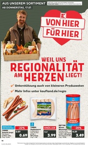 Kaufland Prospekt - Regionale Angebote ab 17.07.