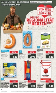 Kaufland Prospekt - Regionale Angebote ab 17.07.