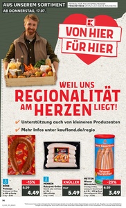 Kaufland Prospekt - Regionale Angebote ab 17.07.