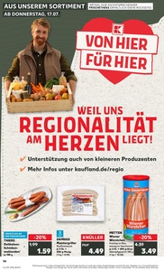 Kaufland Prospekt - Regionale Angebote ab 17.07.