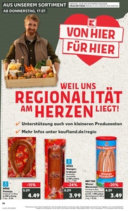 Kaufland Prospekt - Regionale Angebote ab 17.07.