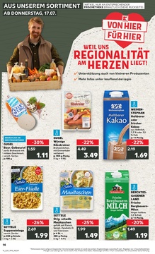 Kaufland Prospekt - Regionale Angebote ab 17.07.