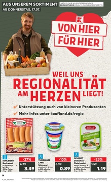 Kaufland Prospekt - Regionale Angebote ab 17.07.