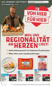 Kaufland Prospekt - Regionale Angebote ab 17.07.