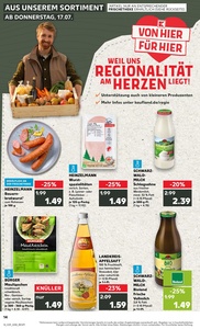 Kaufland Prospekt - Regionale Angebote ab 17.07.