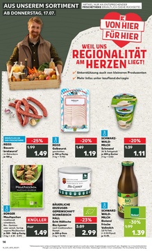 Kaufland Prospekt - Regionale Angebote ab 17.07.