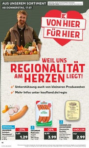 Kaufland Prospekt - Regionale Angebote ab 17.07.