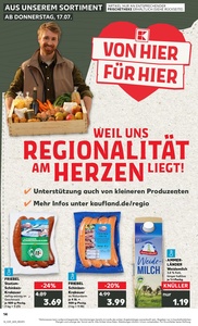 Kaufland Prospekt - Regionale Angebote ab 17.07.